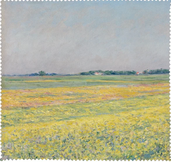Ściereczka do okularów Równina Gennevilliers, żółte pola Gustave Caillebotte