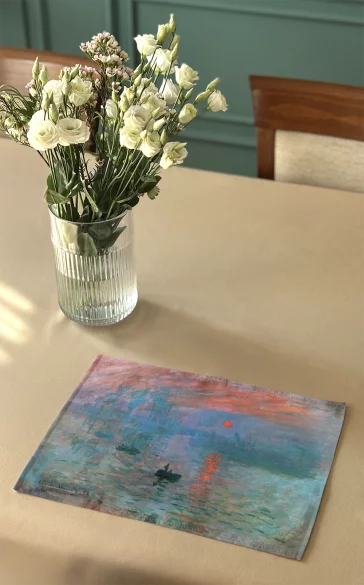 Podkładka na stół Impresja, wschód słońca Claude Monet