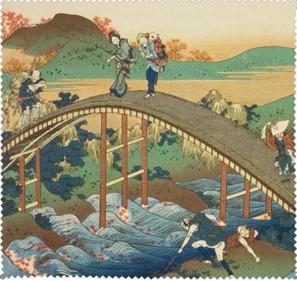 Ściereczka do okularów Ariwara no Narihira Katsushika Hokusai