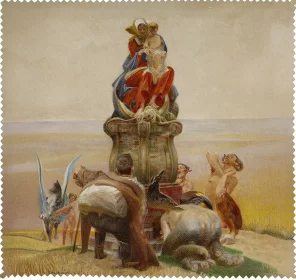 Ściereczka do okularów Adoracja Madonny Jacek Malczewski