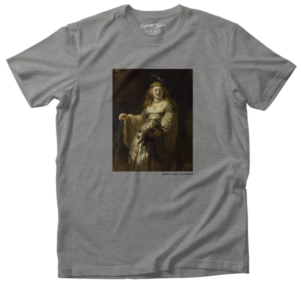 Koszulka z nadrukiem Dama w nocy Rembrandt