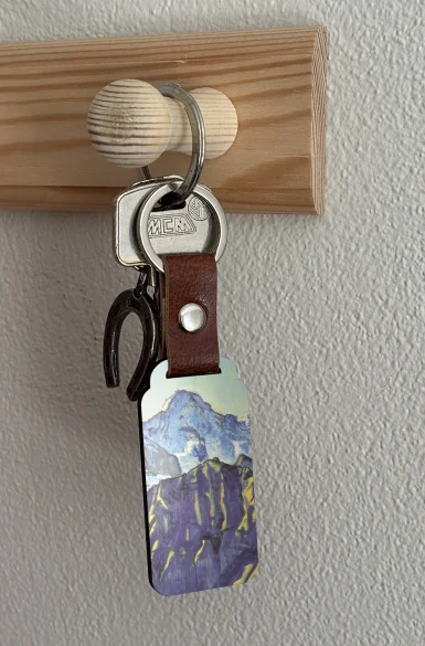 Brelok Eiger, Mönch und Jungfrau in der Morgensonne Ferdinand Hodler