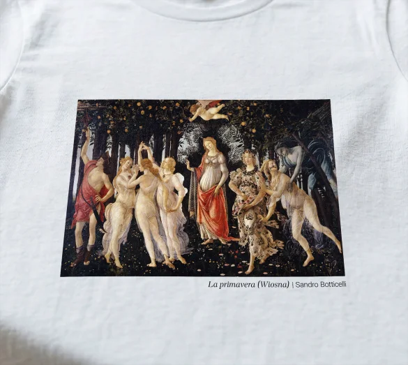 Koszulka z nadrukiem La primavera (Wiosna) Sandro Botticelli