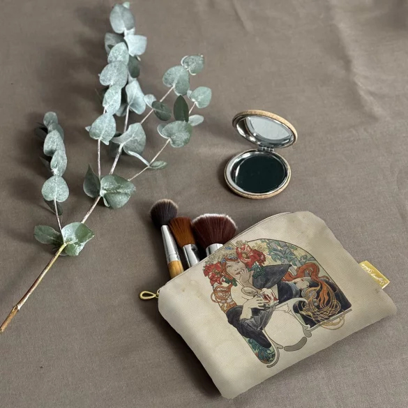 Kosmetyczka mini Bières De La Meuse (Piwo z mezy) Alfons Mucha