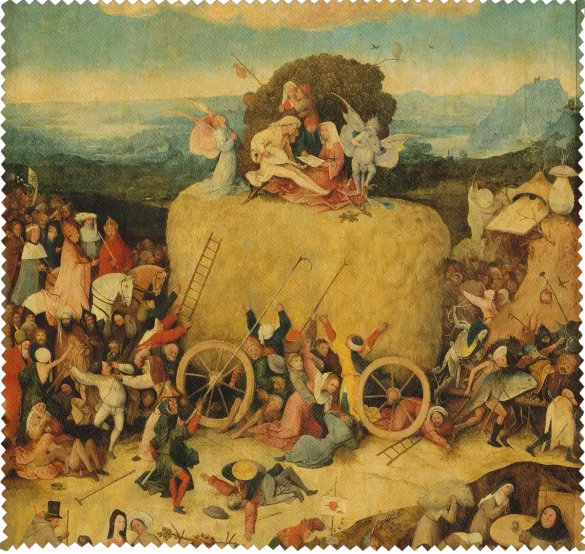 Ściereczka do okularów Tryptyk woźnicy Hieronim Bosch