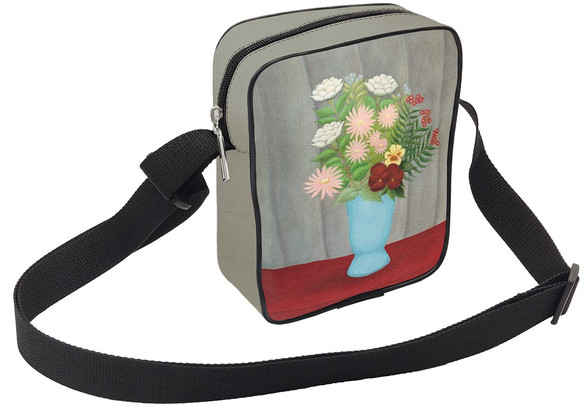 Torba listonoszka Still life of flowers in a blue vase Henri Rousseau