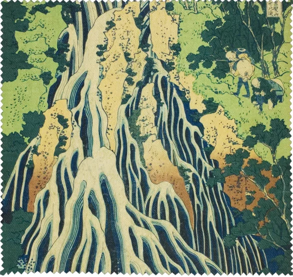 Ściereczka do okularów Wodospad Kirifuri na górze Kurokami w prowincji Shimotsuke Katsushika Hokusai
