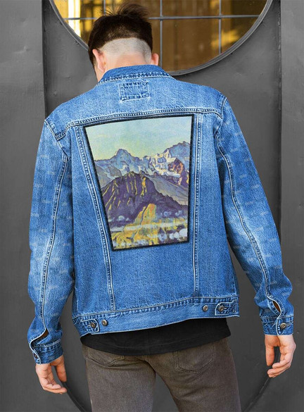 Ekran Eiger, Mönch und Jungfrau in der Morgensonne Ferdinand Hodler