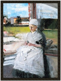 Naszywka Bretonka Olga Boznańska