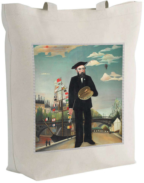 Torba z naszywką Ja sam, portret-pejzaż Henri Rousseau