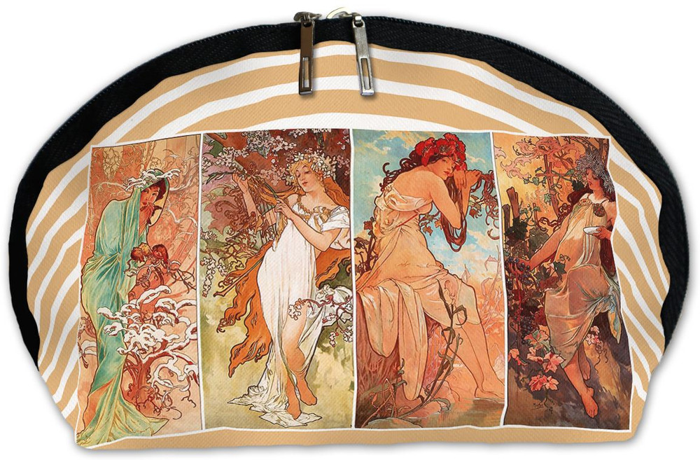 Kosmetyczka 4 pory roku Alfons Mucha