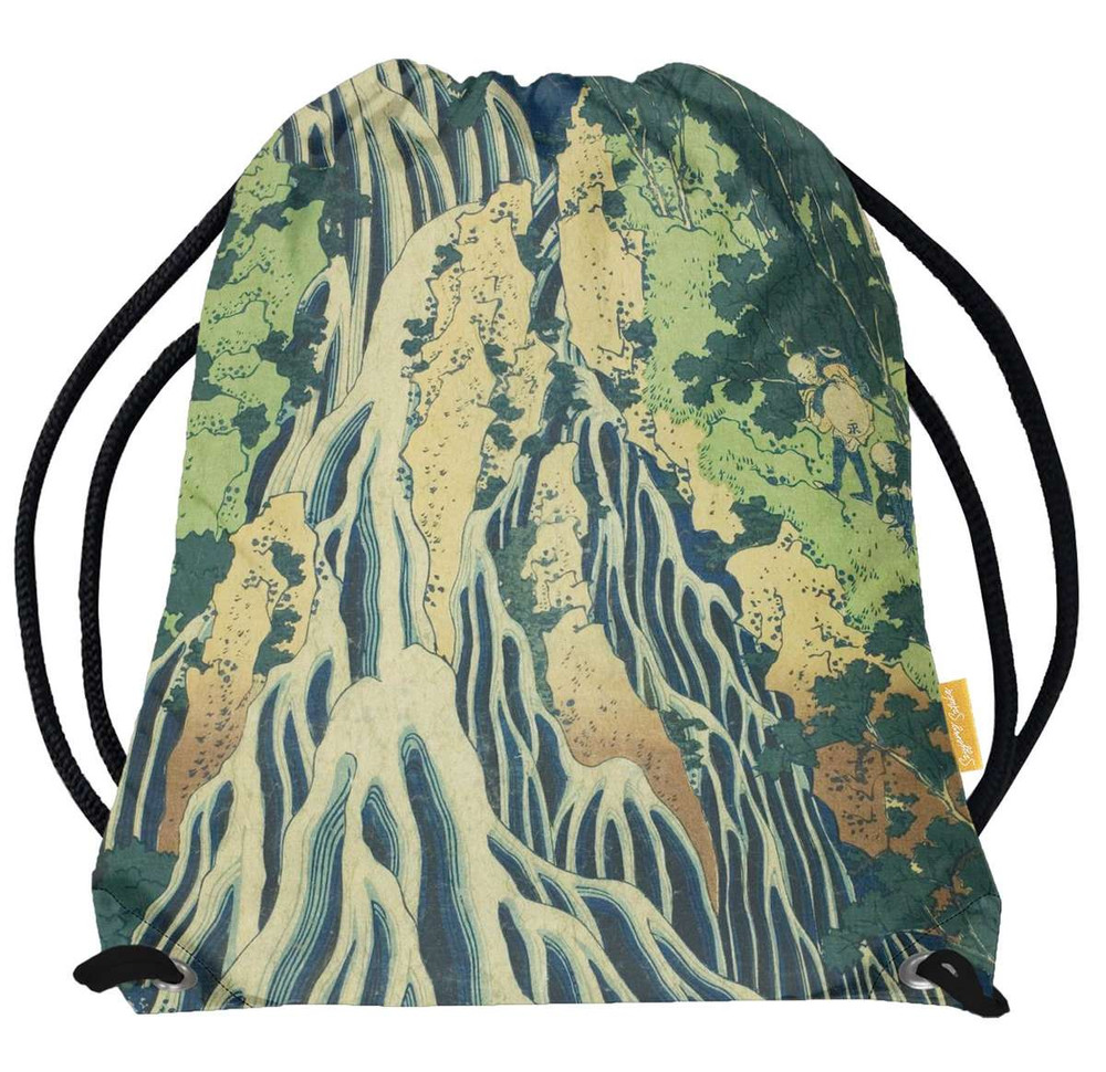Worek Wodospad Kirifuri na górze Kurokami w prowincji Shimotsuke Katsushika Hokusai