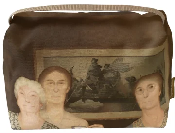 Kosmetyczka kuferek Daughters of Revolution Grant Wood
