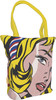 Torba na ramię shopper Girl with Hair Ribbon Roy Lichtenstein
