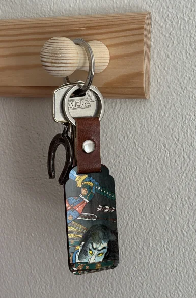 Brelok Bitwa pod Shijō Nawate Utagawa Kuniyoshi