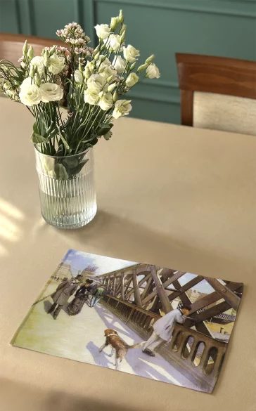 Podkładka na stół Most Europy Gustave Caillebotte