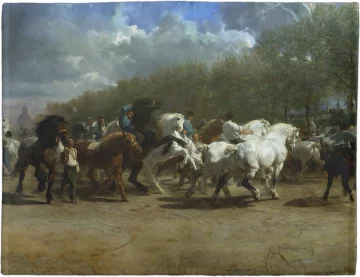 Podkładka na stół Targ koni Rosa Bonheur