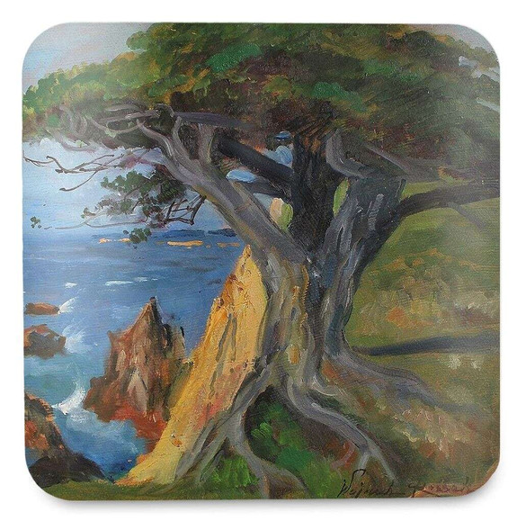 Podkładka pod kubek Pejzaż z Monterey Wojciech Kossak