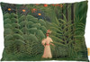 Woman Walking in an Exotic Forest