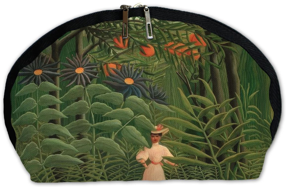 Kosmetyczka Woman Walking in an Exotic Forest Henri Rousseau