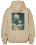 Bluza oversize Kanarek i piwonia Katsushika Hokusai