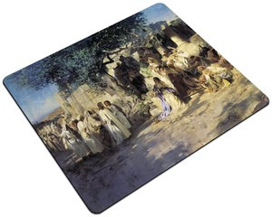 Podkładka Chrystus i jawnogrzesznica Henryk Siemiradzki 24x19cm