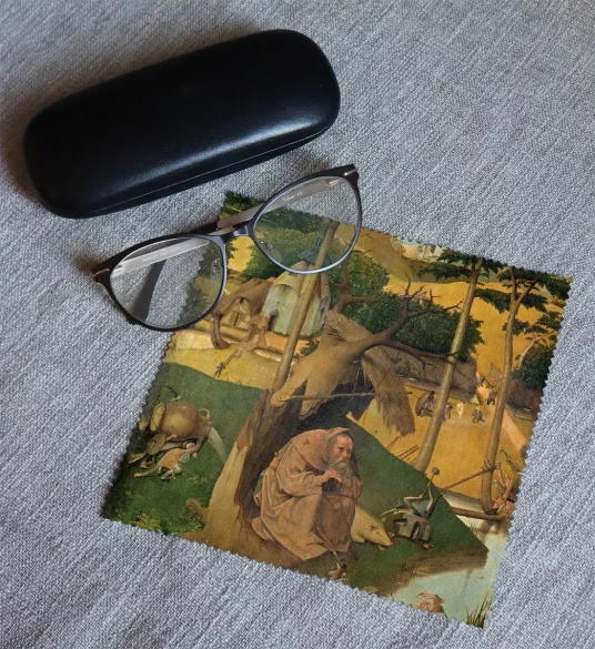 Ściereczka do okularów Kuszenie św. Antoniego Hieronim Bosch