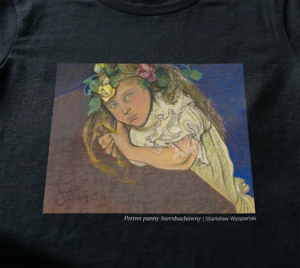 Koszulka z nadrukiem Portret panny Sternbachówny Stanisław Wyspiański