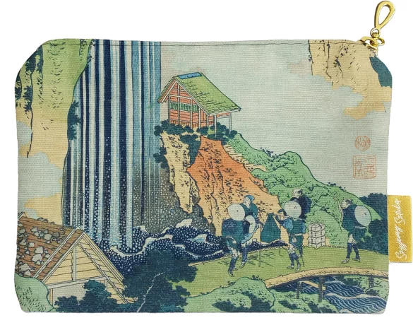 Kosmetyczka mini Wodospad Ono na drodze Kisokaidō Katsushika Hokusai