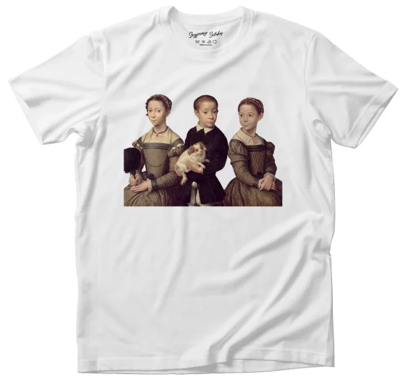 Koszulka Troje dzieci z psem Sofonisba Anguissola