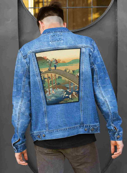 Ekran Ariwara no Narihira Katsushika Hokusai