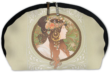 Kosmetyczka Bizantyjskie głowy: brunetka Alfons Mucha