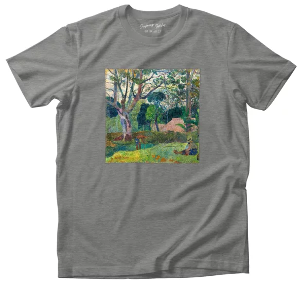 Koszulka z naszywką Te raau rahi (Wielkie Drzewo) Paul Gauguin