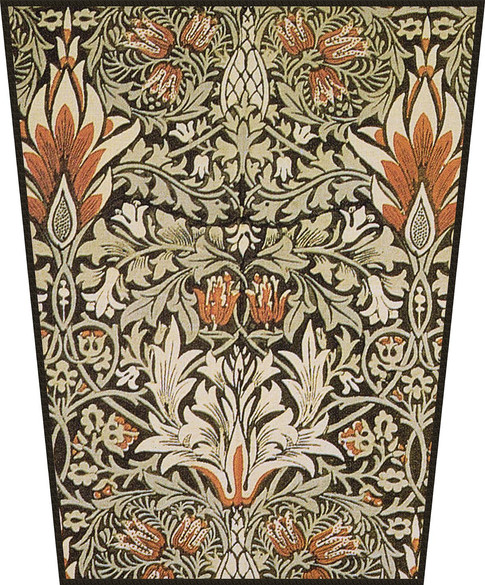 Ekran Główka węża William Morris