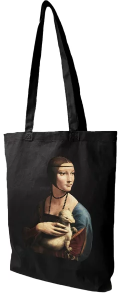 Torba bawełniana Dama z gronostajem Leonardo da Vinci
