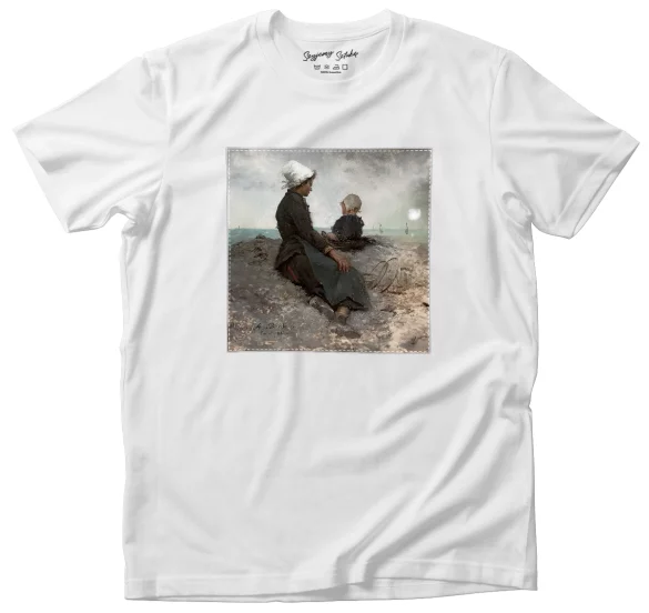 Koszulka z naszywką Nad morzem Anna Bilińska-Bohdanowiczowa