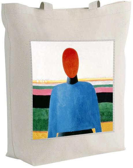 Torba z naszywką Popiersie kobiety Kazimir Severinovich Malevich