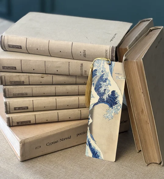 Zakładka do książki Wielka Fala w Kanagawie Katsushika Hokusai