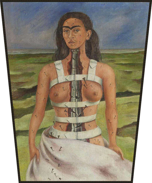 Ekran Strzaskana kolumna Frida Kahlo