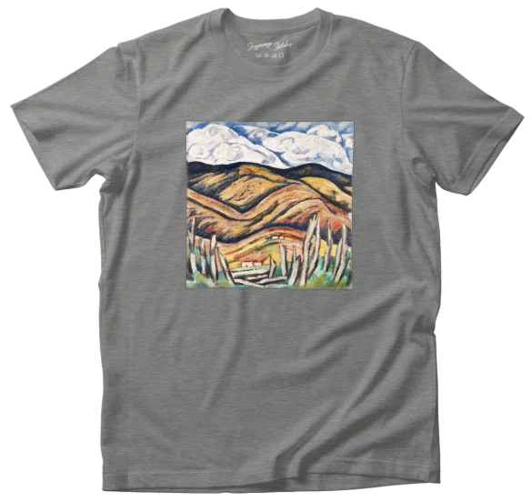 Koszulka z naszywką Ostatni z Nowej Anglii — początek Nowego Meksyku Marsden Hartley