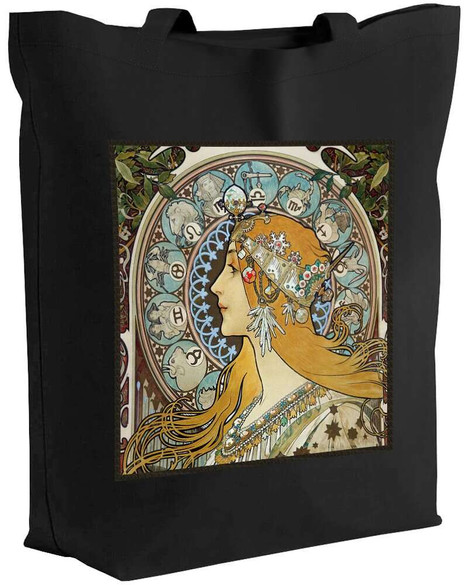 Torba z naszywką Zodiak Alfons Mucha