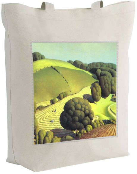 Torba z naszywką Young Corn Grant Wood