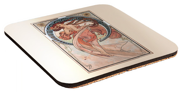 Podkładka pod kubek La Danse (Taniec) Alfons Mucha
