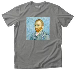 Koszulka z nadrukiem Autoportret (F627) Vincent Van Gogh