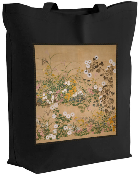 Torba z naszywką Ważne rośliny kwitnące jesienią Ogata Korin