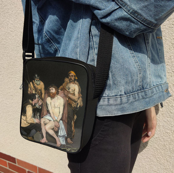 Torba Listonoszka Jezus wyśmiewany przez żołnierzy Édouard Manet
