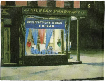 Podkładka na stół Apteka Edward Hopper