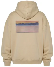 Bluza oversize Genfersee mit Mont-Blanc im Morgenrot Ferdinand Hodler