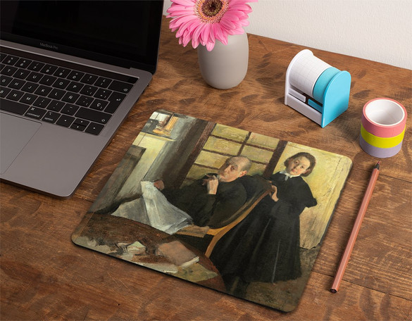 Podkładka Henri Degas i jego siostrzenica Lucie Degas Edgar Degas 36x29cm