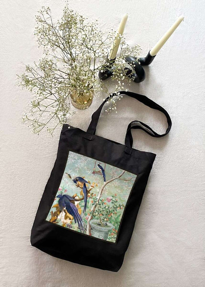 Torba z naszywką A pair of magpie jays James Audubon